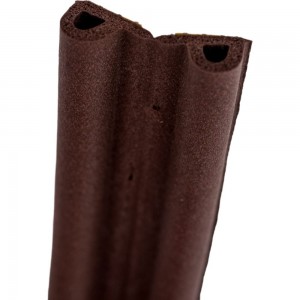 Самоклеящийся уплотнитель Sila P-профиль, 10 м, коричневый В10 SILAPВ10