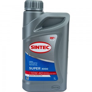 Моторное масло SINTEC SUPER3000 10W-40, SG/CD, 1 л 600239