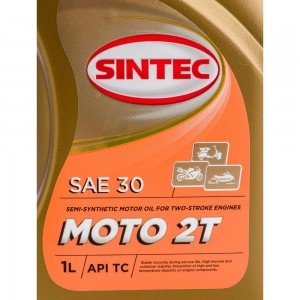 Масло Moto 2T 1л Sintec 801950