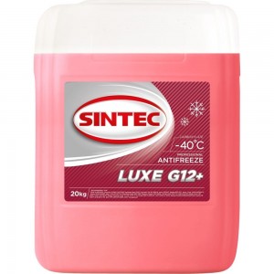 Антифриз Sintec LUXE G12+, (-40), красный, 20 кг, карбоксилатный 990470
