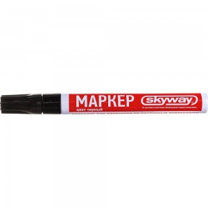 Универсальный маркер SKYWAY с наконечником из фетра, черный S03501002