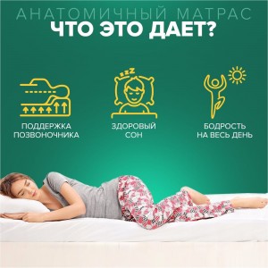 Матрас Sleeptek Perfect STrutto FoamStrong SPFSFS-00084-1914