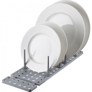 Органайзер для посуды Smart Solutions Aristyd, серый SS00001