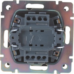 Выключатель Smartbuy 1-клавишный 10А черный Нептун SBE-05b-10-SW1-0
