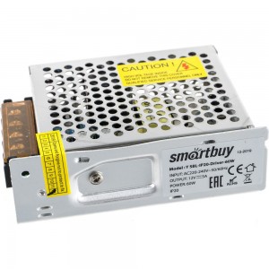Драйвер Smartbuy LED IP20 60W для LED ленты SBL-IP20-Driver-60W