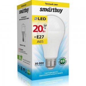 Светодиодная лампа Smartbuy LED A6520W/3000/E27 SBL-A65-20-30K-E27