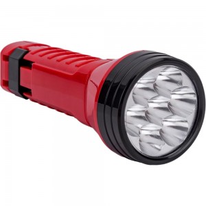 Аккумуляторный светодиодный фонарь Smartbuy 7 LED с прямой зарядкой, красный SBF-95-R