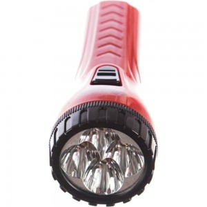Аккумуляторный светодиодный фонарь Smartbuy 4 LED с прямой зарядкой, красный SBF-93-R