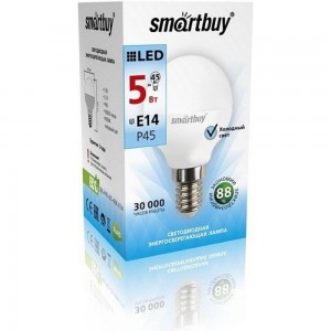 Светодиодная лампа Smartbuy LED P45-05W/4000/E14 SBL-P45-05-40K-E14