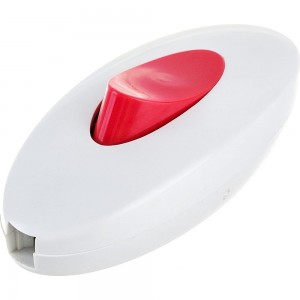Проходной выключатель Smartbuy белый/красный 6А 250В SBE-06-S05-wr