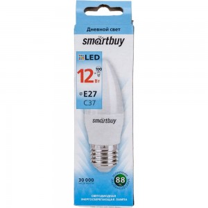 Лампа Smartbuy LED SBL-C37-12-40K-E27