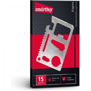 Набор инструментов-карточка Smartbuy 15 функций SBT-PSK-2