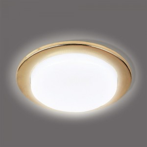 Встраиваемый светильник Smartbuy под лампу GX53 золото тонкий SBL-09GD-GX53
