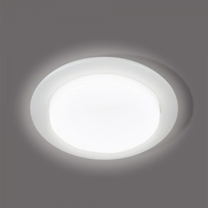 Встраиваемый светильник Smartbuy под лампу GX53 белый тонкий SBL-09WH-GX53