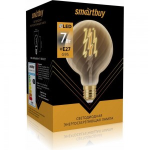 Светодиодная LED лампа Smartbuy ART G95Gold-7W00/E27 SBL-G95GoldArt-7-30K-E27