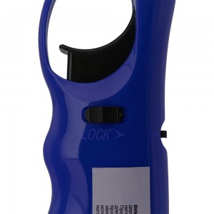 Бытовая газовая пьезозажигалка СОКОЛ СК-302L с классическим пламенем, многоразовая, синяя 61-0960