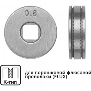 Ролик подающий для проволоки 0.8-1 мм, K-тип SOLARIS WA-2432