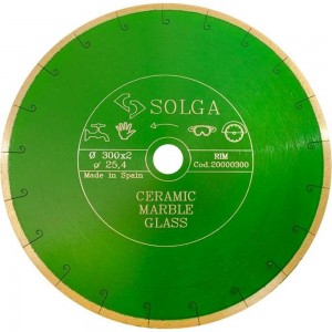 Алмазный диск Solga Diamant CERAMICS, MARBLE 20000300