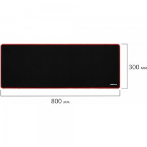 Компьютерный коврик для мыши и клавиатуры SONNEN BLACK TITAN XL большой 800x300x3 мм, черный 513615