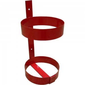 Кронштейн для огнетушителя ОП-4/ОУ-3, диаметр 160мм, красный, без зажима СПЕЦ ОГН-КРОН05