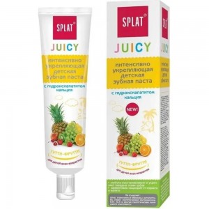 Детская зубная паста SPLAT JUICY TUTTI-FRUTTI тутти-фрутти 35 мл 112.10029.0101