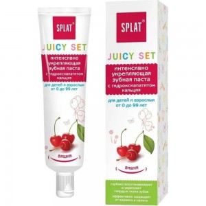 Детская зубная паста SPLAT JUICY CHERRY вишня 35 мл 112.10025.0101