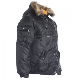 Куртка СПРУТ Аляска, черная, размер 56-58/112-116, рост 170-176, 111792
