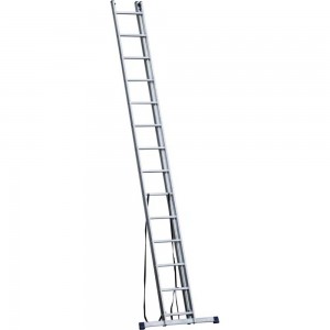 Универсальная усиленная двухсекционная лестница STAIRS 14 ступеней ALP214