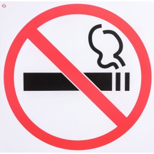 Знак о запрете курения Стандарт Знак Р41 220x220 мм, пластик 2мм 00-00011658