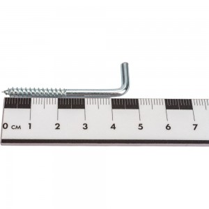Г-образный крючок STARFIX 4,0x50 мм, цинк, 10 шт. SMZ1-21046-10