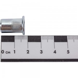 Резьбовая заклепка STARFIX М8 цилиндрический бортик, белый цинк, 10 шт. SMZ1-48530-10