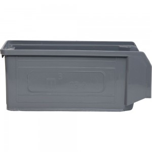 Ящик СТАРКИТ пластиковый, 9,4л, серый C3-GR-2