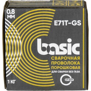 Проволока сварочная порошковая Basic E71T-GS 0.8 мм, 1 кг START STB7108