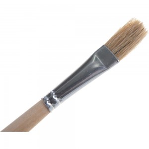 Тонкая кисть STAYER UNIVERSAL-STANDART, светлая натуральная щетина, деревянная ручка, №10 x 11мм 0124-10