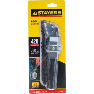 Цепной ключ для снятия автомобильных фильтров STAYER 4318