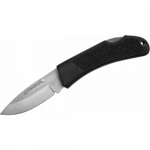 Складной нож с обрезиненной ручкой STAYER большой 47600-2_z01