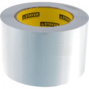 Алюминиевая лента STAYER Professional, до 120С, 50мкм, 75мм х 50м 12268-75-50