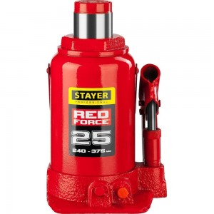 Гидравлический бутылочный домкрат STAYER Red Force 25т 43160-25_z01