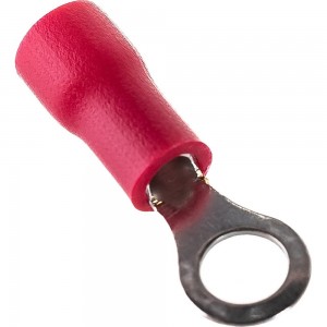 Кольцевой изолированный наконечник STEKKER М4 0,5-1,5 - 0,6 мм, красный 39368