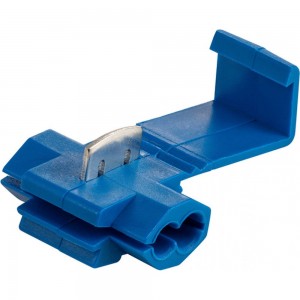Прокалывающий ответвительный зажим STEKKER LD502-25 ЗПО-2 - 2,5 мм, синий упаковка 10 шт 39346