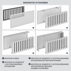 Экран для радиатора Стильный Дом Сусанна v546063