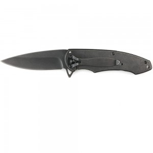 Нож Stinger 82.5 мм, чёрный с медведем FK-S063GY