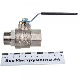 Шаровой полнопроходной кран STOUT ВР/НР, ручка рычаг 3/4 RG008Q0F4RF4K8