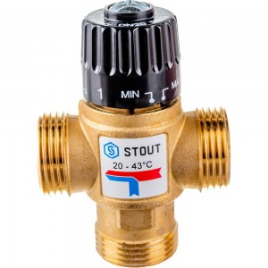 Термостатический смесительный клапан STOUT G 1” M SVM-0120-164325