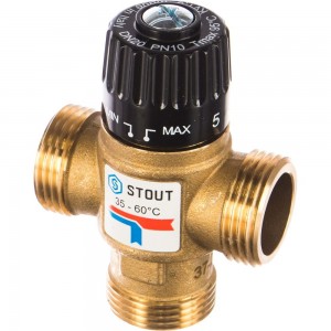 Термостатический смесительный клапан STOUT 1 SVM-0120-166025