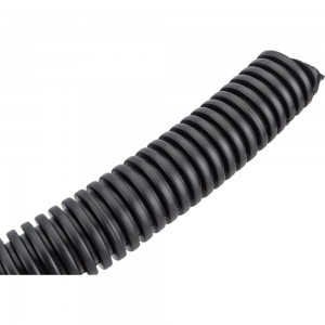 Гофрированная труба Строитель ПНД безгалогенная HF черная с/з д25 50м PR.022551