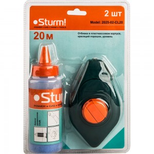 Отбивной шнур Sturm 2025-02-CL20