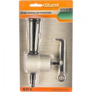 Насадка-ножницы на дрель для резки листового металла до 1.8 мм Sturm 1074-02-05