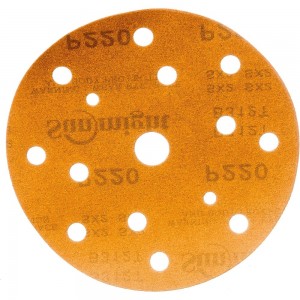 Круг шлифовальный на липучке GOLD B312T (100 шт; 150 мм; 15 отверстий; Р220) SUNMIGHT 44311