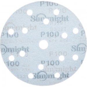 Круг шлифовальный на бумаге B322 (150 мм; 15 отверстий; Р100) SUNMIGHT 7930091772063